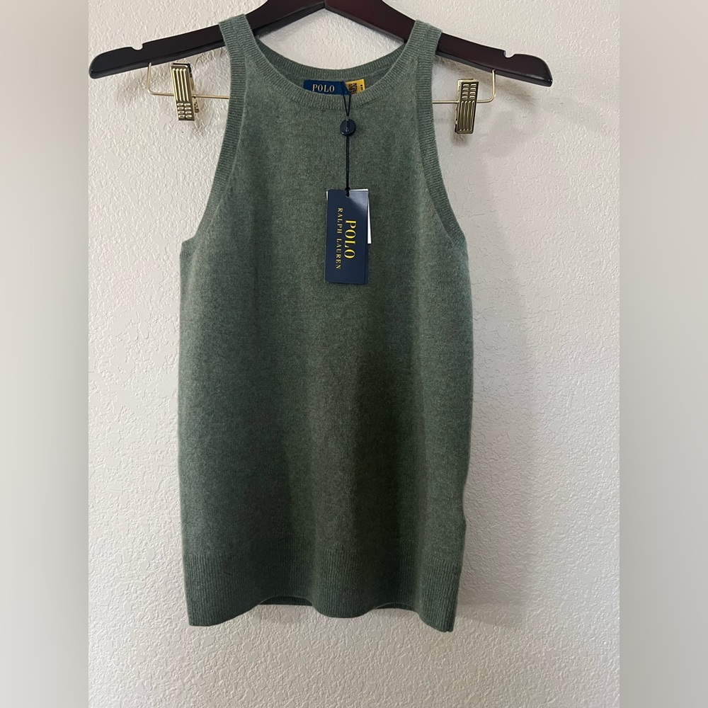 Ralph Lauren Cashmere Sleeveless Top